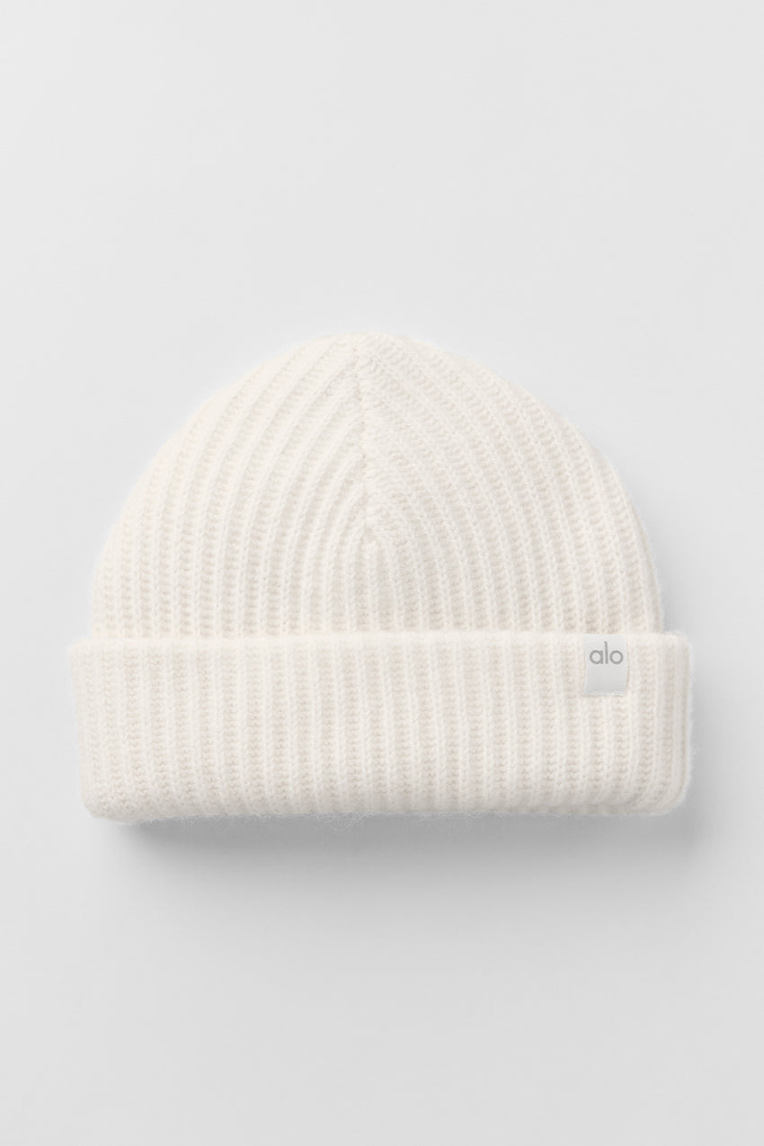 Courchevel Cashmere Beanie - Ivory