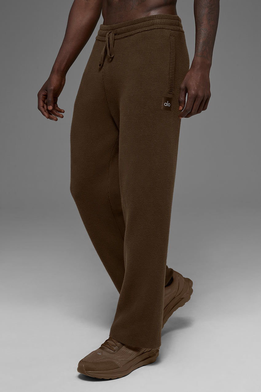 Scholar Straight Leg Sweatpant - Espresso