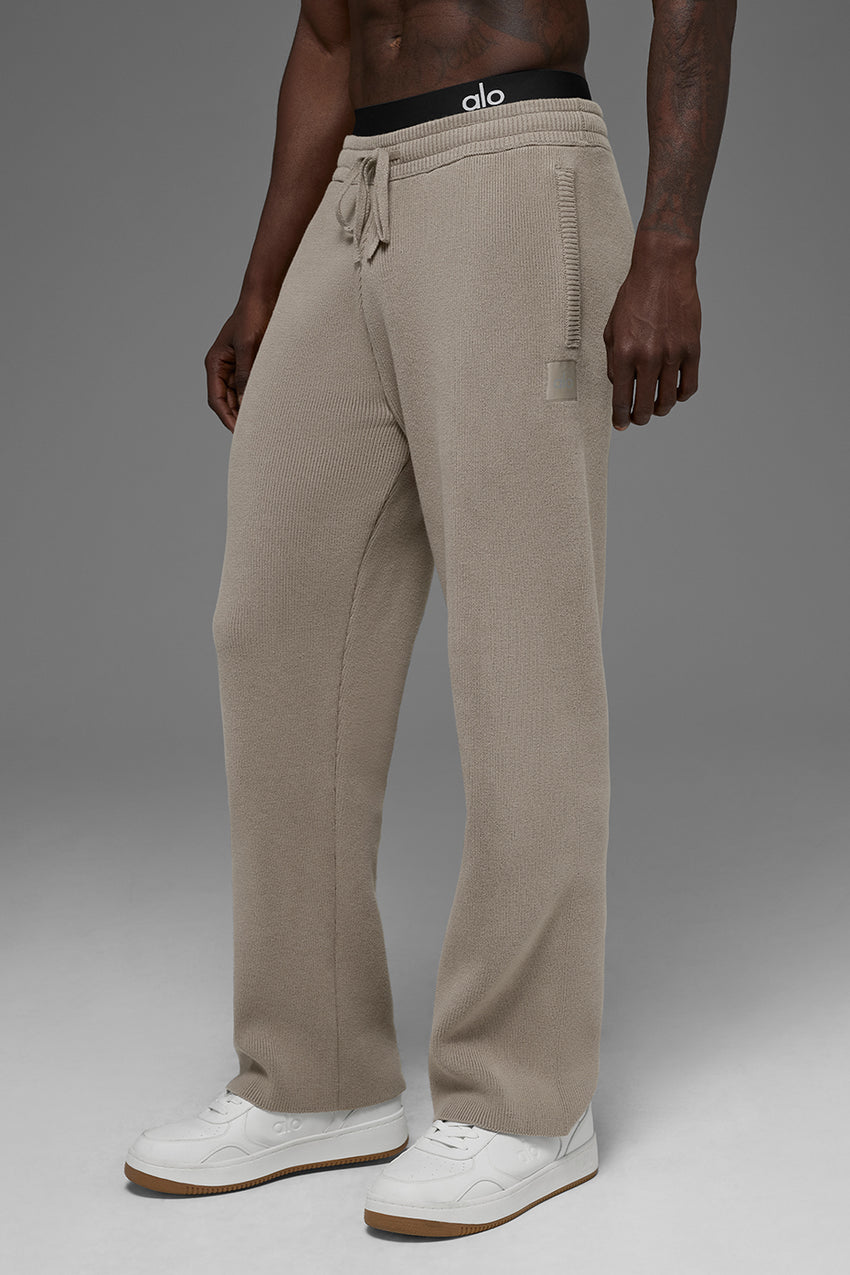 Scholar Straight Leg Sweatpant - Light Cocoa