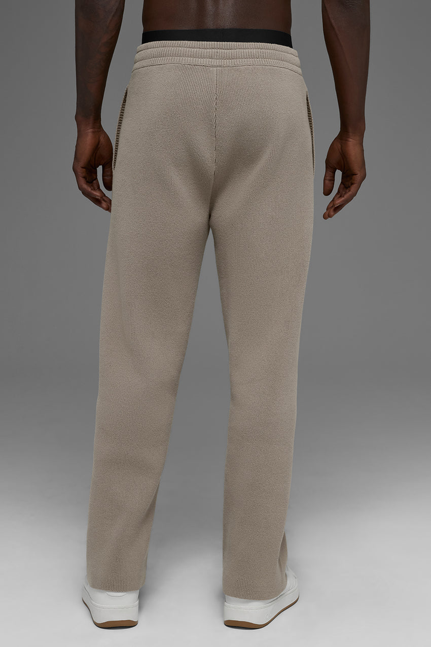 Scholar Straight Leg Sweatpant - Light Cocoa