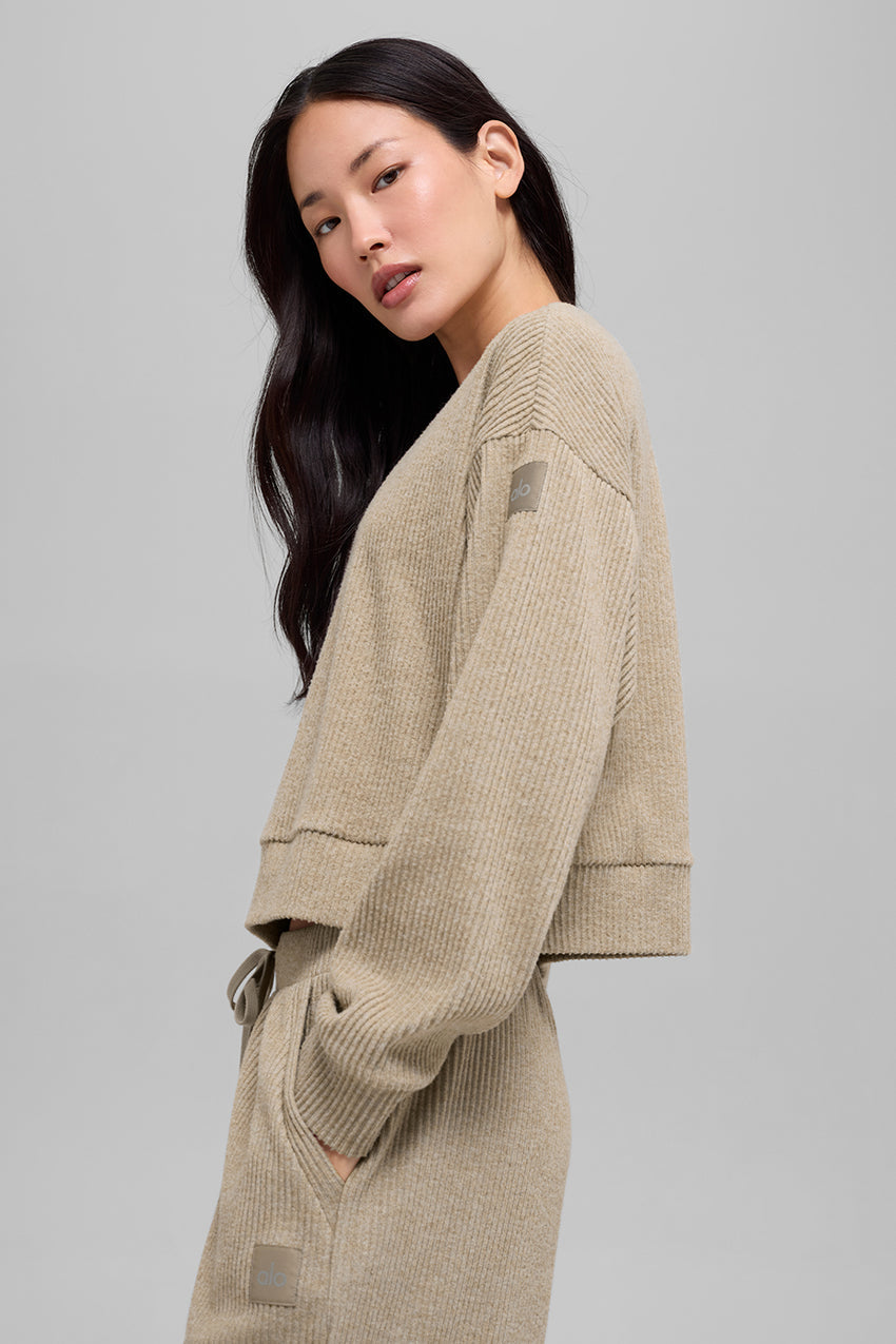 Muse Crew Neck Pullover - Gravel Heather
