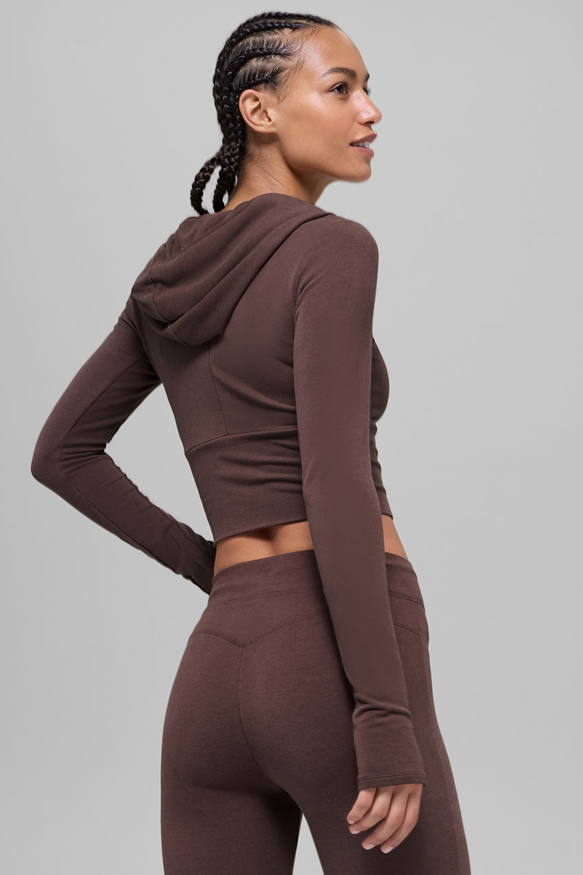 Sway Full Zip Hoodie - Brownstone