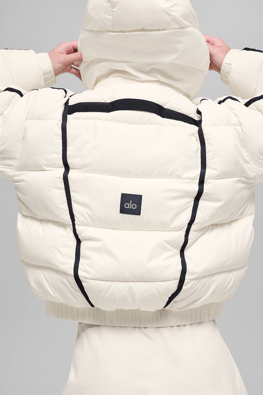 Aspen Love Puffer Jacket - Ivory