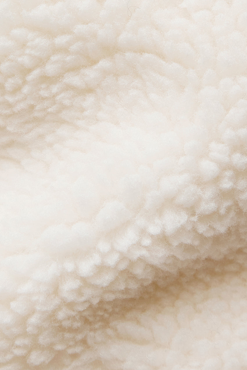 Sherpa Main Act Corset Puffer - Ivory