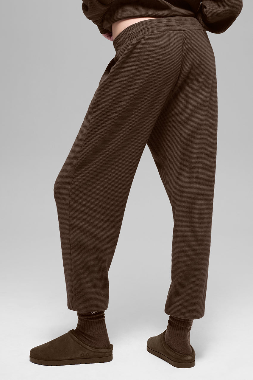 Waffle Weekend Escape Jogger - Espresso