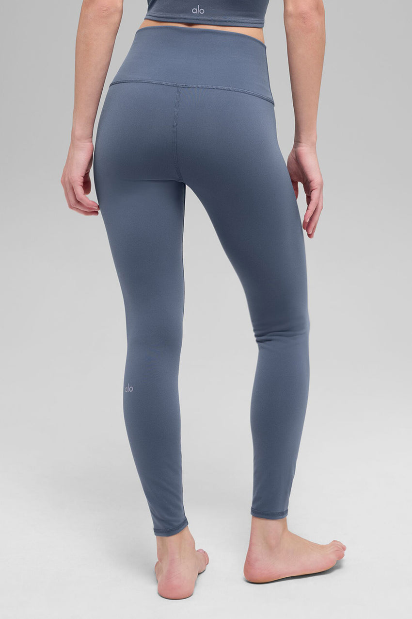 7/8 High-Waist Airbrush Legging - Bluestone