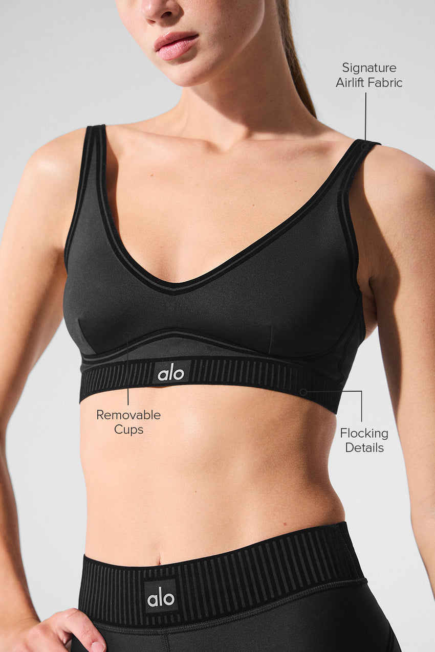 Airlift Line Up Bra - Black